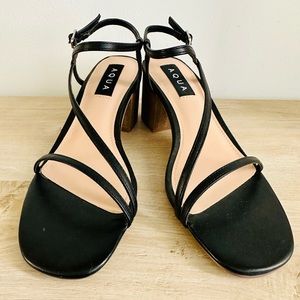 Aqua Women's Rays Strappy High Heel Sandals size 7